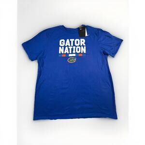 The Nike Tee Florida Gator Nation Blue SS Shirt Sz XL NWT (A34)